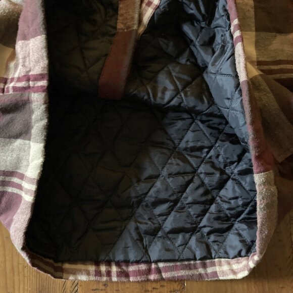 St John Bay Men’s Lined Work Shirt Burgundy Size Large - Picture 7 of 7